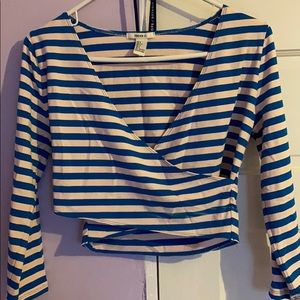 A pink and blue shirt